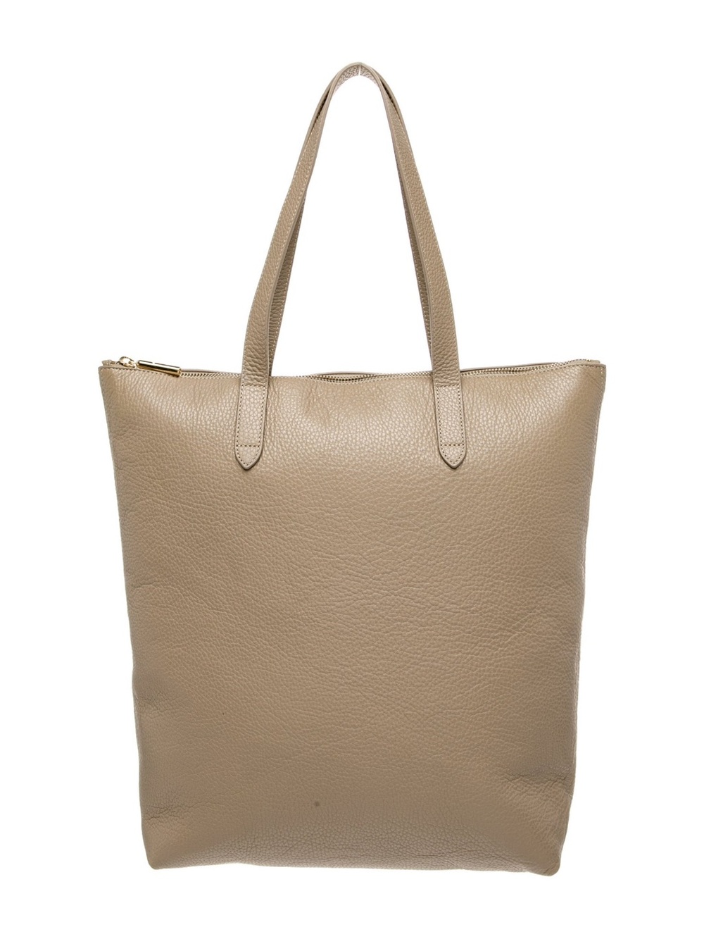 Cuyana Classic Leather Tote Bag Tan/Taupe Color Like New
